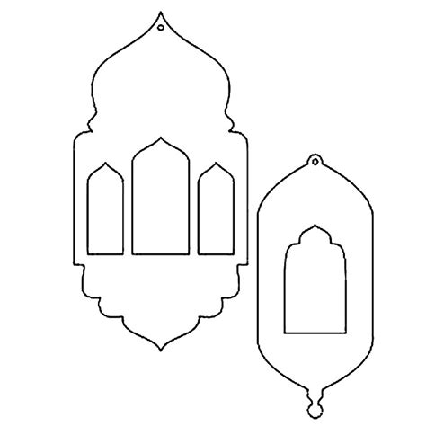 Ramadan Lantern Template Pdf